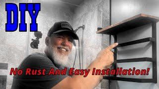 Transform Your Bathroom with This No-Rust, Easy-Install Towel Rack & Shelf Unit! Step-by-Step Guide