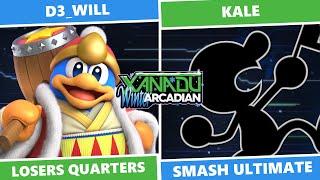 Xanadu Winter Arcadian 2024: Losers Quarters - D3_Will (Dedede) Vs. Kale (Mr. Game & Watch) SSBU