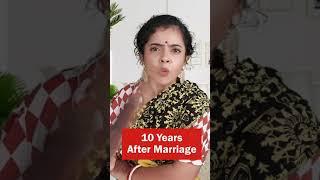 Just Married vs 10 Years After Marriage #Shorts #wondermunna #comedy