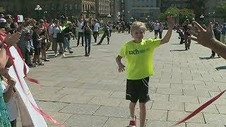 Zach makes tracks: Ont. teen's 400 km trek for mental health