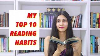 MY TOP 10 READING HABITS ll BEST READING HABITS II Saumya's Bookstation