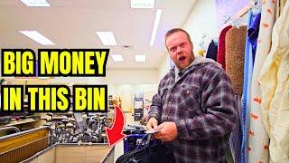 $100 FOUND HIDDEN IN THIS THRIFT STORE BIN!