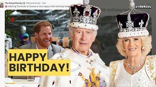 Why Did King Charles and Prince William Wish Prince Harry a Happy 40th Birthday - The Full Story!