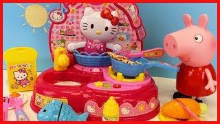 凱蒂貓廚房玩具，煮飯扮家家酒  Hello Kitty Toy