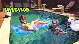 YAZA MERHABA HAVUZ VLOG | ESMA ASYA HAVUZA GİRDİ