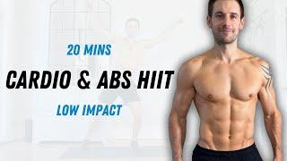 20 Mins Low Impact CARDIO & ABS HIIT (No Repeats)