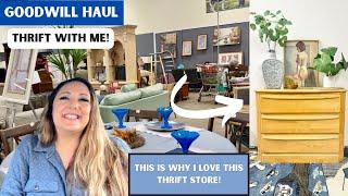 My Favorite Thrift Store! THRIFT WITH ME! Goodwill | Vintage Haul + Home Styling Thrifted Finds