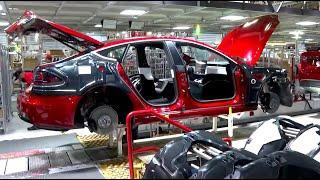 Production In Mega Factory & New 2024 Tesla Model 3 Upgraded