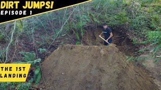 Building a Full DIRT JUMP LINE in my Backyard!