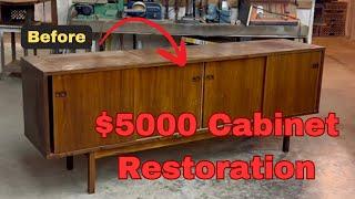 This $5000 Rosewood Credenza Restoration Will Blow Your Mind!