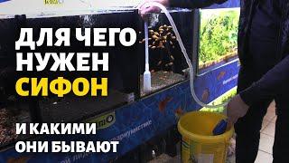 Как подменивать воду в аквариуме | Обзор сифонов