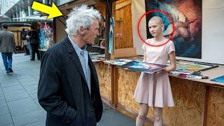 Girl Sells Artwork To Fund Her Chemo, Then Clint Eastwood Walks By & Shocks Everyone!