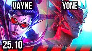 VAYNE vs YONE (TOP) | KR Master | 25.10
