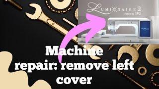 Requested video:  how to take the left side cover off of the Luminaire Xp2