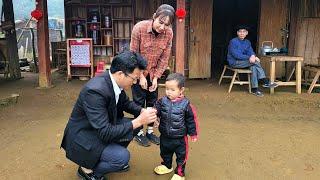 Building happiness with husband, daughter and Grandfather - Harvesting - Gardening | Ly Phuc Binh