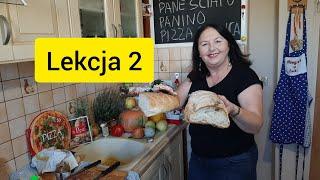 Lekcja w kuchni włoskiej 2-chleb,bułki ,pizza biala