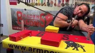 Armwrestling - Powertraining der BADEN BISONS