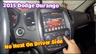 2015 Dodge Durango no heat or AC on driver side |  How to test and tell if Bled door motor works