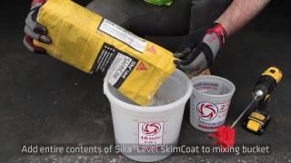 Sika Level SkimCoat Application