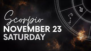 Scorpio - Daily Horoscope - November 23, 2024