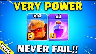 FIREBALL + MASS DRUIDS = WOW!!! TH16 Attack Strategy Clash of clans