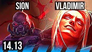 SION vs VLADIMIR (MID) | 5/3/14, Rank 12 Sion | NA Grandmaster | 14.13