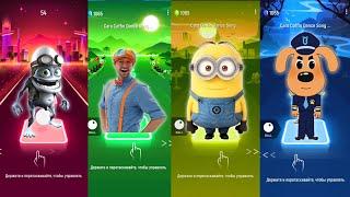 Crazy Frog - Blippi - Minions - Sheriff Labrador - Tiles Hop EDM Rush