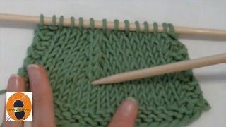 Stricken wir! Basics 13 -  3 Maschen überzogen zusammenstricken 2.