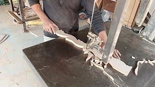 How to make wood carving work 🪵🪓 in Pakistan || furniture beautiful design in Pakistan || IHPstore