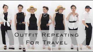 Travel Outfit Repeating 1x Outfit 7x Looks