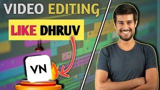 How To Edit Video Like Dhruv Rathee In Mobile | VN App | @dhruvrathee