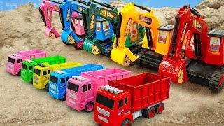 Mega RC Construction Site Action RC Excavator Dump Trucks Wheel Loader Dozer Tractors RC Vehicles