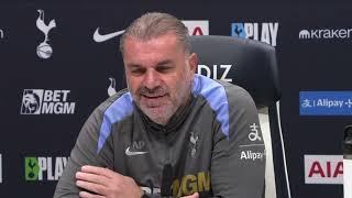 FULL PRESS CONFERENCE (Including Embargoed Section): Ange Postecoglou: Tottenham v Liverpool