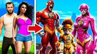 Adopted By FLASH FAMILY In GTA 5!