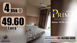 Adore Prima Faridabad - 4 BHK Sample Flat Video | 782700-5000 #Adore #4bhk #adoreprima