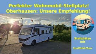 Wohnmobilstellplatz Marina Oberhausen – Perfekter Stellplatz am Wasser  | Stellplatz-Tour