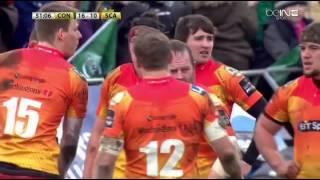 Referee Ben Whitehouse does not tolerate disrespect on his field. [Connacht vs Scarlets '16]