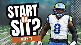 Week 13 IDP Start/Sit Lineup Advice (Live Q&A)