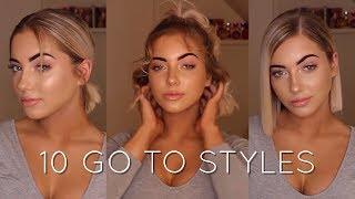 HOW I STYLE MY SHORT HAIR | Katherine Rose