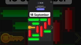 Key 60! 18September how to solve mini game PUZZLE in hamster Kombat (100%) !!18September mini game