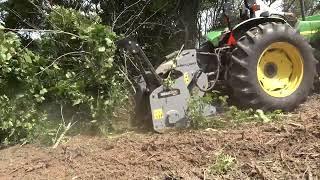 Customer In Action - MP560 Fixed Tooth Mulcher for Power Take Off on a Tractor