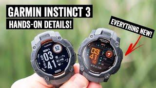 Garmin Instinct 3 Hands-On: Everything New Explained!