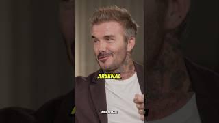 David Beckham EXPLAINS why his SON supports ARSENAL