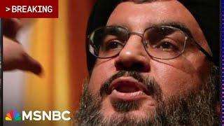 Hezbollah confirms its leader, Hassan Nasrallah was killed in an Israeli airstrike