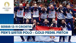 Serbia win gold medal in men's water polo  | Paris 2024 highlights