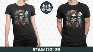 FANTUCCI Unisex Cool T-Shirts | Dead Astronaut T-Shirt | 100% Cotton