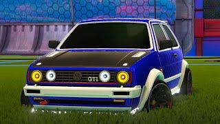 The *NEW* Rocket Pass 10 Car "VOLKSWAGEN GOLF GTI RLE" Is So Clean Looking! - Rocket League Gameplay