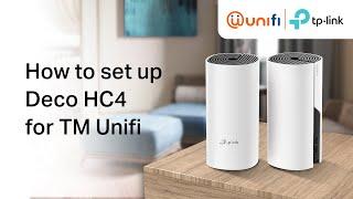 How to Setup Deco M4 for Unifi - also applicable to Deco E4 and Deco HC4