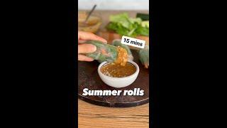 EASY SUMMER ROLLS 