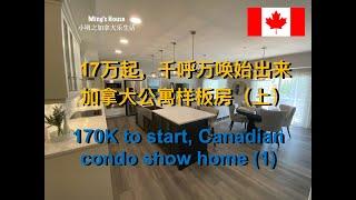 17万起，千呼万唤始出来！加拿大公寓样板房（上）170K to start, Canadian condo show home (1)